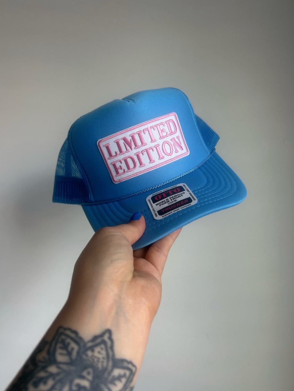 Limited Edition Blue Kids Trucker Cap